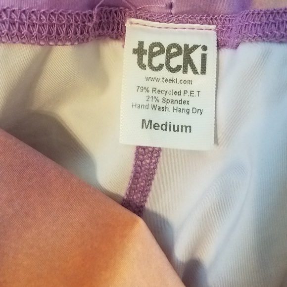 Teeki purple haze crop capri legging hot pant - Picture 5 of 5